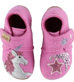 Uld|Living Kitzbühel Hjemmesko - Uld - Einhornzauber - Candy