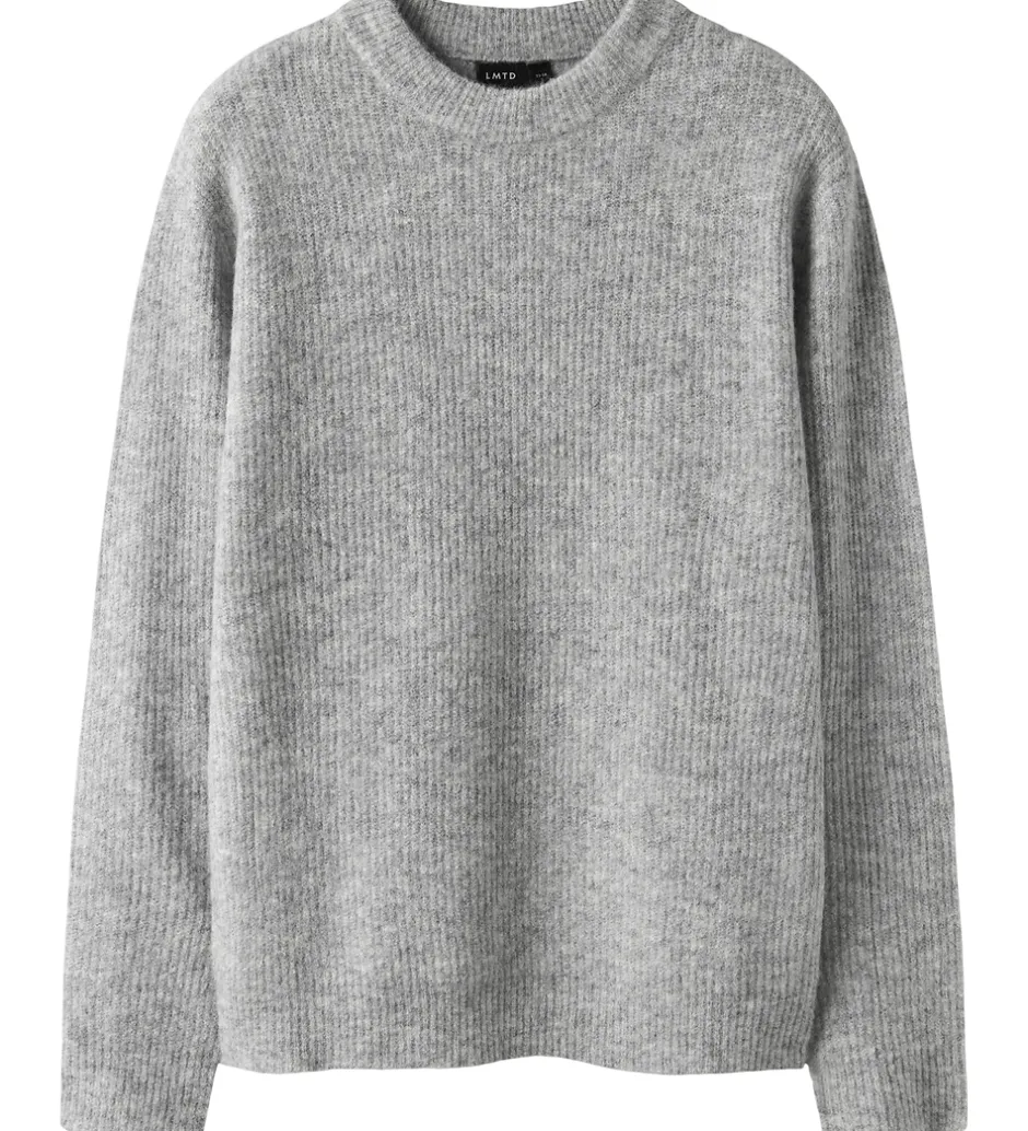 Drengetøj|Bluser|LMTD Bluse - Strik - Noos - NlmKleave - Light Grey Melange