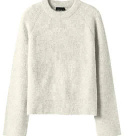 Pigetøj|Bluser|LMTD Bluse - Strik - Noos - NlfKleaves - Antique White