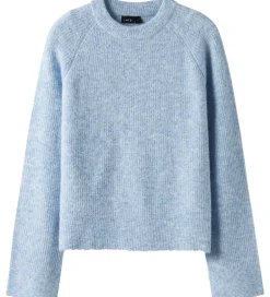Pigetøj|Bluser|LMTD Bluse - Strik - Noos - NlfKleaves - Kentucky Blue