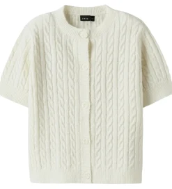 Striktrøjer|LMTD Cardigan - Strik - NlfKave - Antique White