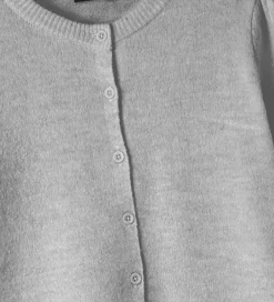 Striktrøjer|LMTD Cardigan - Strik - NlfLodet - Light Grey Melange