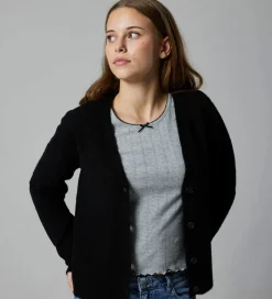 Basis|Cardigans|LMTD Cardigan - Strik - Noos - NlfLodet - Sort