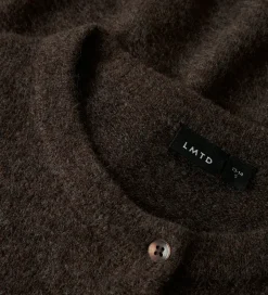 Striktrøjer|LMTD Cardigan - Strik - Noos - NlfLodet - Chocolate Brown