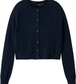 Striktrøjer|LMTD Cardigan - Strik - Noos - NlfLodet - Dark Sapphire