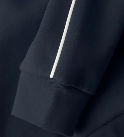 Hættetrøjer|LMTD Hættetrøje - NlfBlake - Dark Sapphire/White Pipings