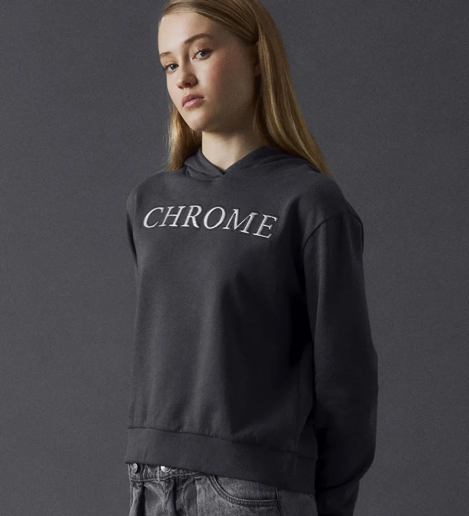 Hættetrøjer|LMTD Hættetrøje - NlfSilver - Magnet m. Print