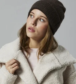 Huer Og Hatte|LMTD Hue - Strik - NlfLodet - Chocolate Brown