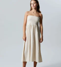 Nederdele|LMTD Nederdel - NlfLilja - Turtledove/White Stripes