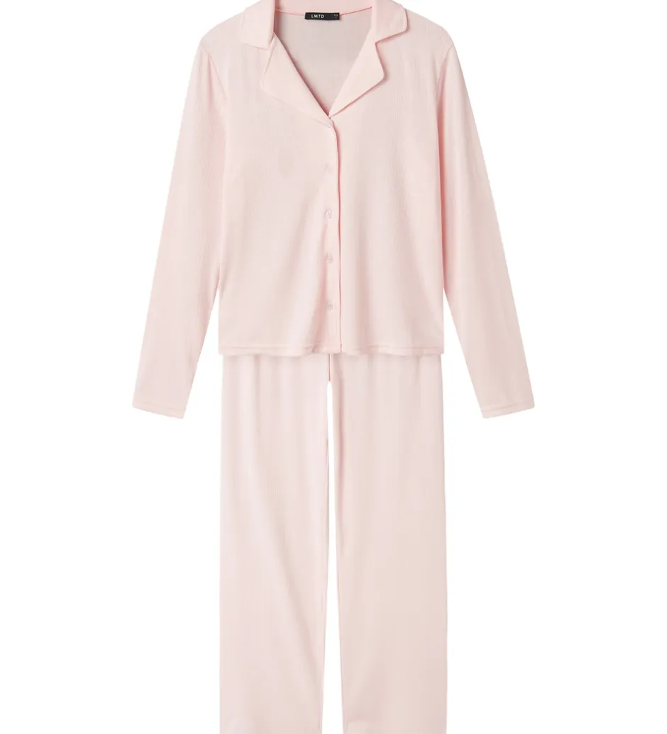 Nattøj|LMTD Pyjamas Set - NlfNomina - Crystal Pink