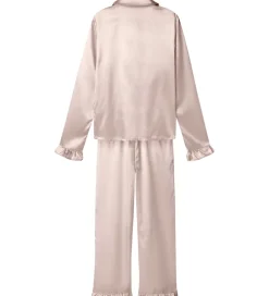 Nattøj|LMTD Pyjamas Set - Satin - NlfNightys - Crystal Pink