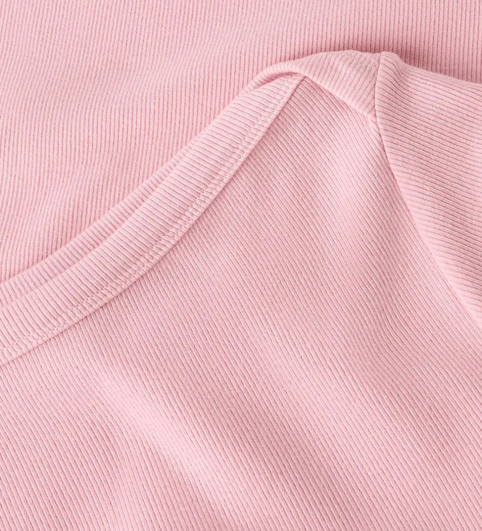 T-Shirts|LMTD T-shirt - Rib - NlfEnvo - Crystal Pink