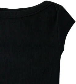 T-Shirts|LMTD T-shirt - Rib - NlfEnvo - Sort