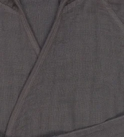 Badekåber|Lässig Badekåbe - Musselin - 12-18 mdr - Anthracite