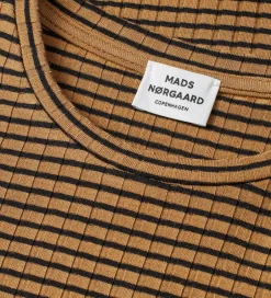 Bluser|Mads Nørgaard Bluse - Rib - Viskose - Talika - Ermine/Black