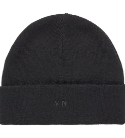 Huer Og Hatte|Unisex-Tøj|Mads Nørgaard Hue - Strik - Isak Ambas MN - Sort