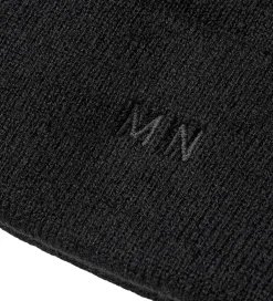 Huer Og Hatte|Unisex-Tøj|Mads Nørgaard Hue - Strik - Isak Ambas MN - Sort