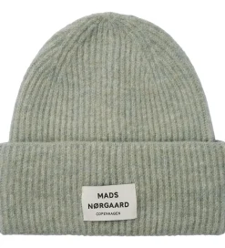 Huer Og Hatte|Unisex-Tøj|Mads Nørgaard Hue - Uld/Akryl - Tosca Anju - Slate