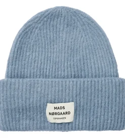 Huer Og Hatte|Unisex-Tøj|Mads Nørgaard Hue - Uld/Akryl - Tosca Anju - Faded Denim