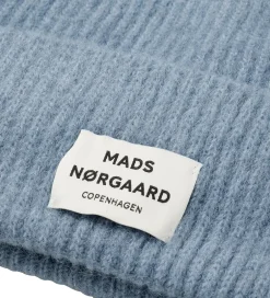 Huer Og Hatte|Unisex-Tøj|Mads Nørgaard Hue - Uld/Akryl - Tosca Anju - Faded Denim