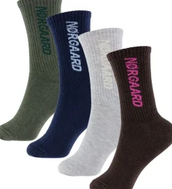 Strømper|Mads Nørgaard Strømper - Sock Box Logo Step up - 4-pak - Multi