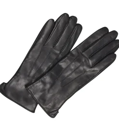 Handsker Og Luffer|Markberg Handsker - Læder/Uld - CariannaMBG - Sort