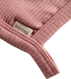 Babyhjelme|MarMar Babyhjelm - Rib - Modal - Rose Parfait