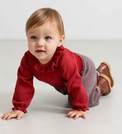 Juletøj|Bodyer|MarMar Body l/æ - Rib/Modal - Brandine - Hibiscus Red