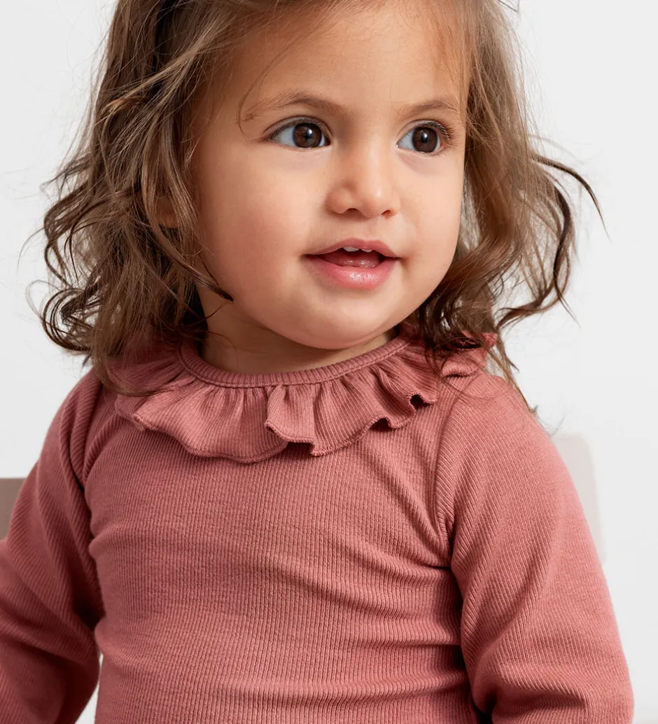 Bodyer|MarMar Body l/æ - Rib/Modal - Brandine - Perished Rose