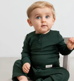 Juletøj|Bukser Og Jeans|MarMar Bukser - Rib/Modal - Pico - Dark Leaf