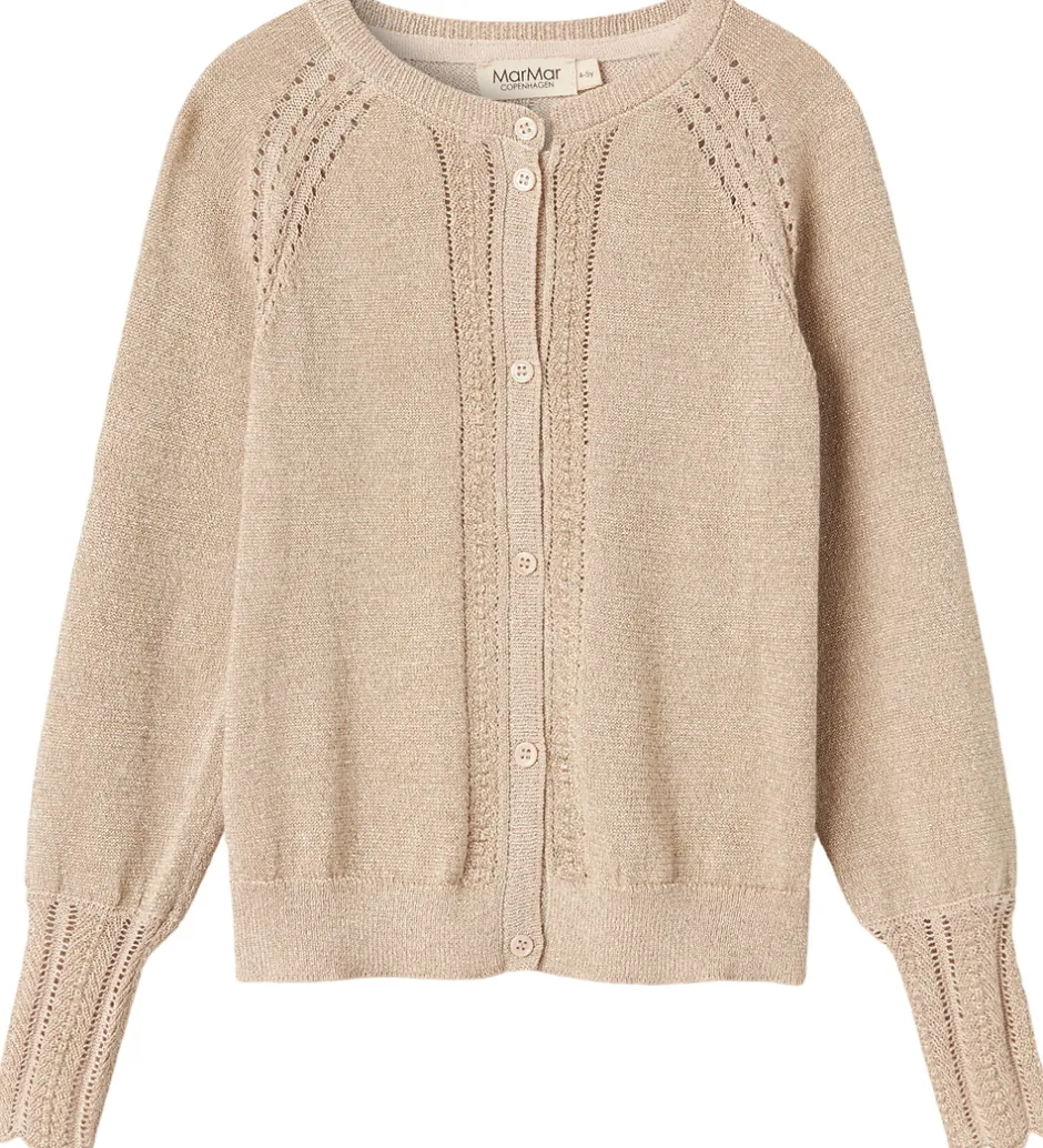 Cardigans|MarMar Cardigan - Strik - Tillie - Gold Glitter