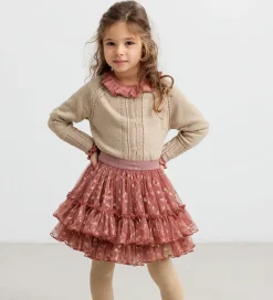 Cardigans|MarMar Cardigan - Strik - Tillie - Gold Glitter