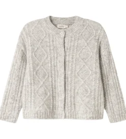 Cardigans|Striktrøjer|MarMar Cardigan - Uld - Morning Dew Mel.ange