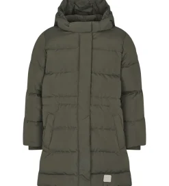 Overgangsjakker|Dunjakker Og Dynejakker|MarMar Dunfrakke - Oxford - Dark Moss