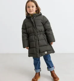 Overgangsjakker|Dunjakker Og Dynejakker|MarMar Dunfrakke - Oxford - Dark Moss