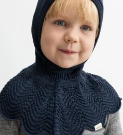 Elefanthuer|MarMar Elefanthue - Uld/Bomuld - 2-lags - Strik - Adalyn - Ink