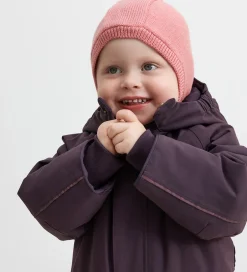 Elefanthuer|MarMar Elefanthue - Uld/Bomuld - 2-lags - Strik - Raspberry