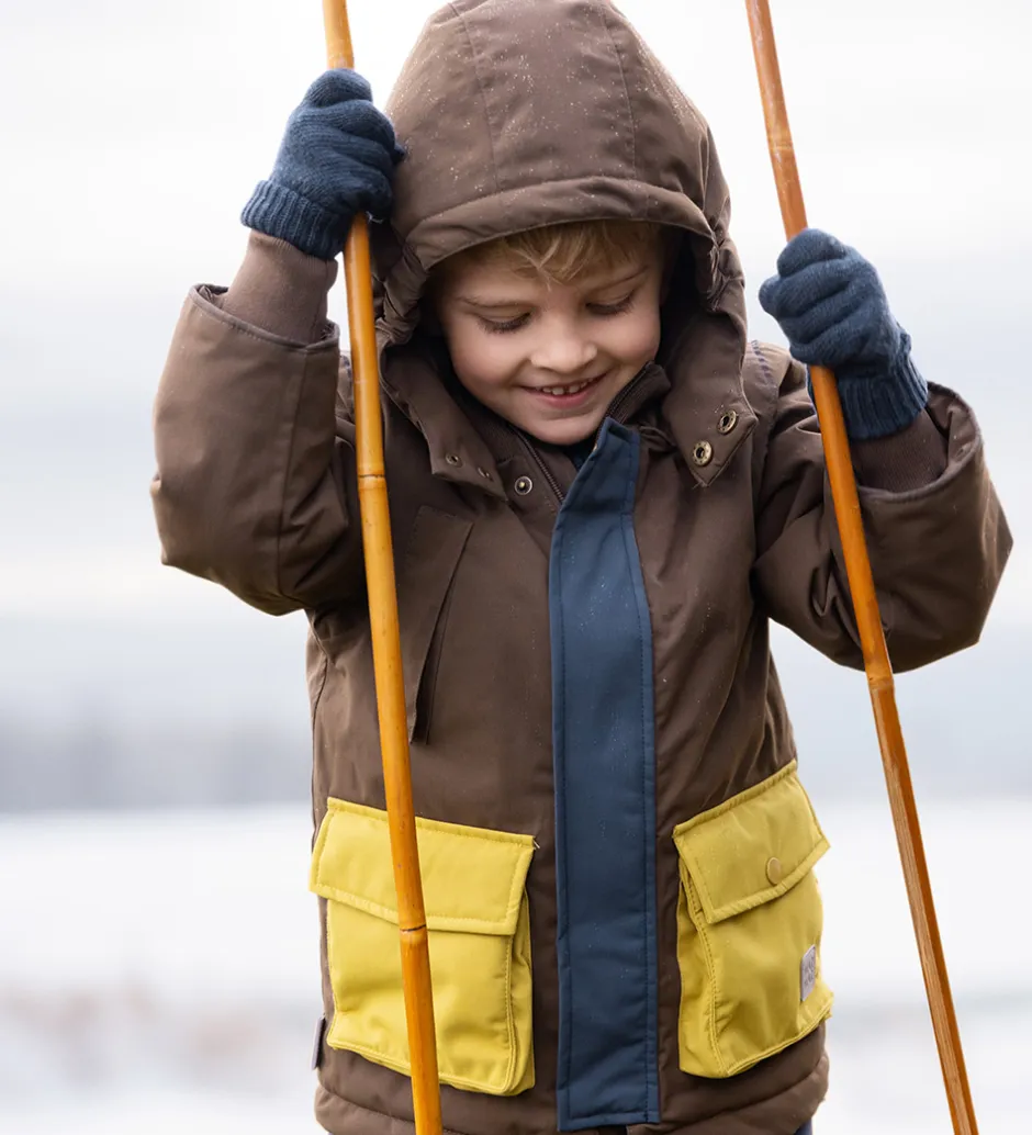 Handsker Og Luffer|MarMar Handsker - Uld/Bomuld - Strik - Aske - Ink