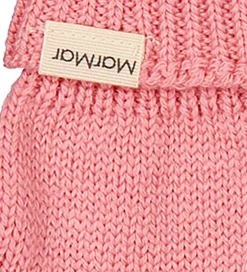 Handsker Og Luffer|MarMar Handsker - Uld/Bomuld - Strik - Aske - Raspberry