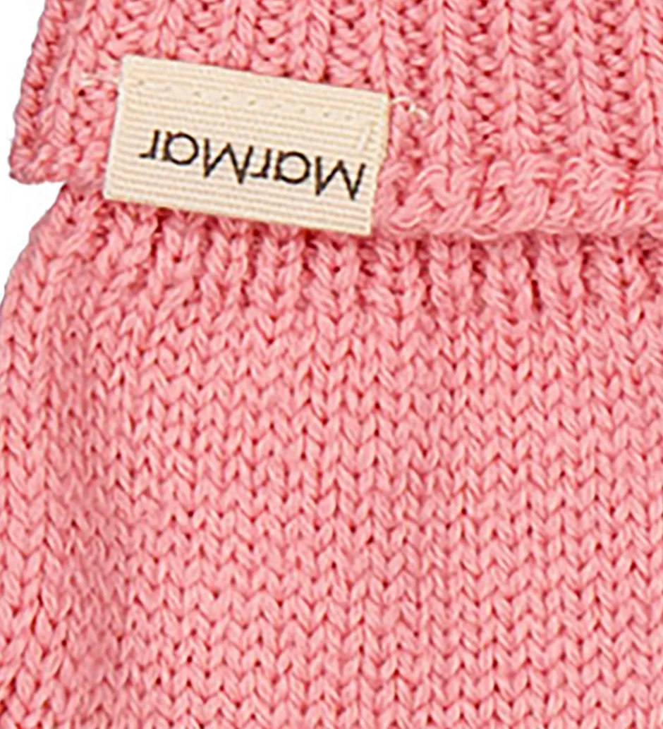 Handsker Og Luffer|MarMar Handsker - Uld/Bomuld - Strik - Aske - Raspberry