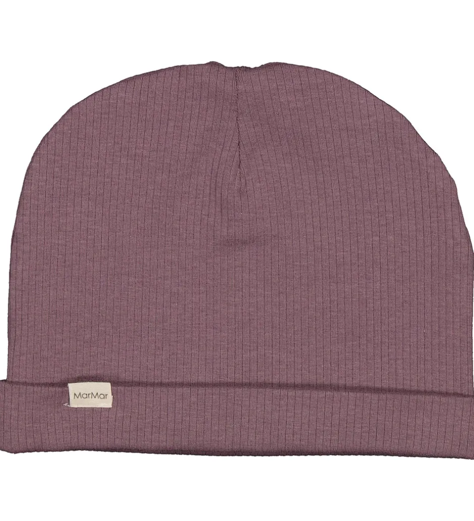 Huer Og Hatte|MarMar Hue - Rib - Modal - Plum Shadow