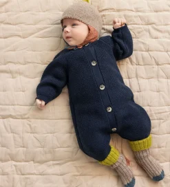 Huer Og Hatte|Babyhjelme|MarMar Hue - Uld - Ayasa - Brun/Multifarvet