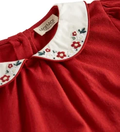 Kjoler|Juletøj|MarMar Kjole - Bomuld/Modal - Dielle - Hibiscus Red