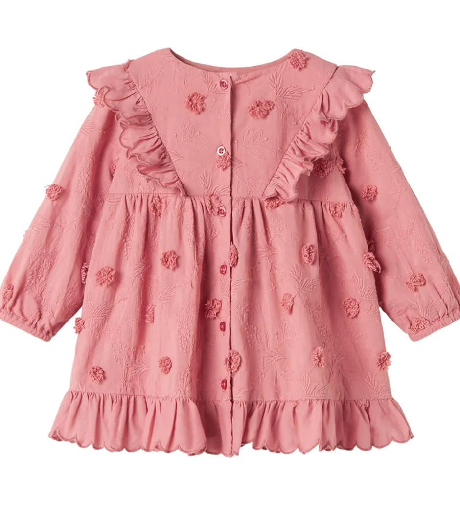 Kjoler|MarMar Kjole - Deas - Pink Delight m. Blomster