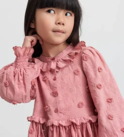 Kjoler|MarMar Kjole - Dipa - Pink Delight m. Blomster