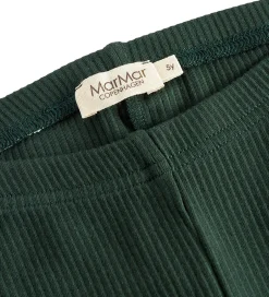 Leggings|Juletøj|MarMar Leggings - Rib/Modal - Dark Leaf