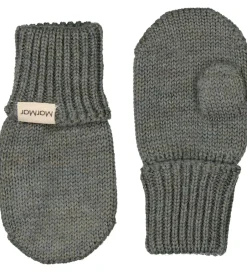 Handsker Og Luffer|MarMar Luffer - Uld - Strik - Alvilda - Olive Leaf Melange
