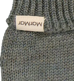 Handsker Og Luffer|MarMar Luffer - Uld - Strik - Alvilda - Olive Leaf Melange