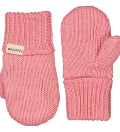 Handsker Og Luffer|MarMar Luffer - Uld/Bomuld - Strik - Alvilda - Raspberry