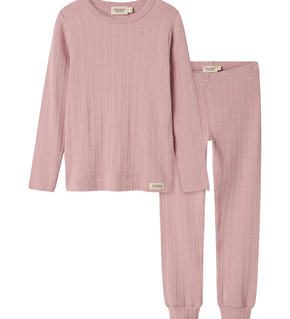 Nattøj|MarMar Nattøj - Soft Berry m. Hulmønster